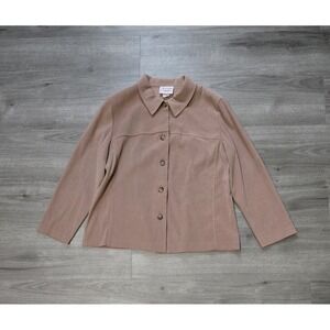 Vintage‎ City Life Petites Corduroy Shirt Womens Large Button Down Long Sleeve